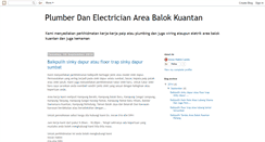 Desktop Screenshot of plumber-area-balok-kuantan.blogspot.com