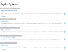 Tablet Screenshot of baydensystems.blogspot.com