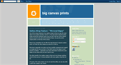 Desktop Screenshot of bigcanvasprints.blogspot.com