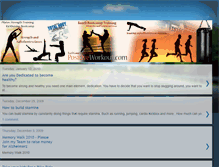 Tablet Screenshot of positiveworkout.blogspot.com