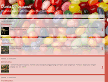 Tablet Screenshot of dunia-dinosaurus.blogspot.com