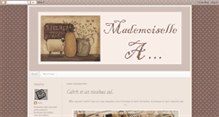 Desktop Screenshot of mademoiselleabrode.blogspot.com