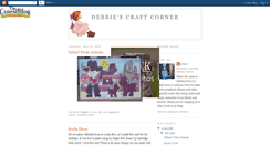 Desktop Screenshot of debbiescraftcorner.blogspot.com