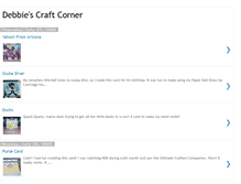 Tablet Screenshot of debbiescraftcorner.blogspot.com