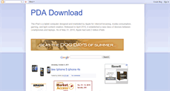 Desktop Screenshot of pdadownload.blogspot.com