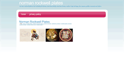 Desktop Screenshot of normanrockwellplates.blogspot.com