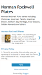 Mobile Screenshot of normanrockwellplates.blogspot.com