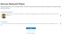 Tablet Screenshot of normanrockwellplates.blogspot.com