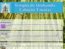 Tablet Screenshot of caboclo7matas.blogspot.com