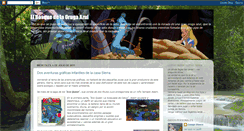 Desktop Screenshot of elbosquedelaorugaazul.blogspot.com