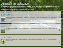 Tablet Screenshot of elbosquedelaorugaazul.blogspot.com