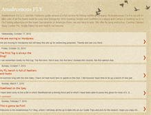 Tablet Screenshot of anadromousfly.blogspot.com
