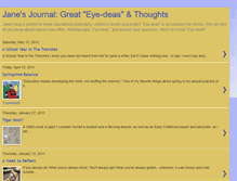 Tablet Screenshot of jd-janesjournalgreateye-deasthoughts.blogspot.com