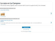 Tablet Screenshot of lacampana-caza.blogspot.com
