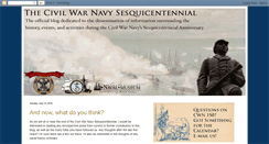 Desktop Screenshot of civilwarnavy150.blogspot.com