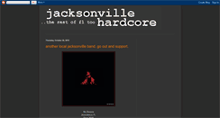 Desktop Screenshot of jacksonvillehardcore.blogspot.com