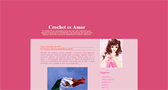 Desktop Screenshot of crochetesamor.blogspot.com