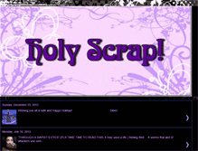 Tablet Screenshot of holyscrap-silvermckenzie.blogspot.com
