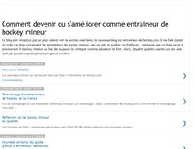 Tablet Screenshot of coach-de-hockey.blogspot.com