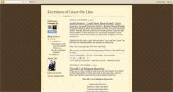 Desktop Screenshot of doctrinesofgraceonline.blogspot.com