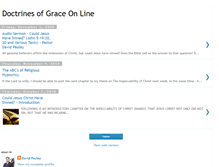 Tablet Screenshot of doctrinesofgraceonline.blogspot.com