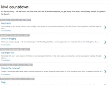 Tablet Screenshot of kiwicountdown.blogspot.com