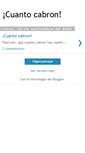 Mobile Screenshot of cuantocabron.blogspot.com