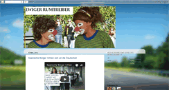 Desktop Screenshot of ewiger-rumtreiber.blogspot.com