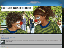 Tablet Screenshot of ewiger-rumtreiber.blogspot.com