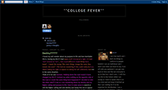 Desktop Screenshot of collegefever.blogspot.com