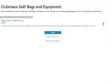 Tablet Screenshot of clubmaxxgolfbags.blogspot.com