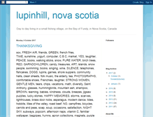 Tablet Screenshot of lupinhill.blogspot.com