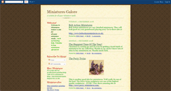 Desktop Screenshot of miniatures-galore.blogspot.com