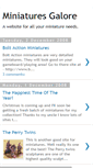 Mobile Screenshot of miniatures-galore.blogspot.com