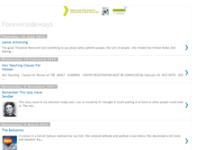 Tablet Screenshot of foreversideways.blogspot.com