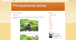 Desktop Screenshot of principalmentebichos.blogspot.com