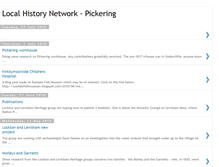 Tablet Screenshot of pickeringhistorynetwork.blogspot.com