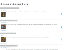 Tablet Screenshot of decoratingnature.blogspot.com