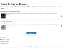 Tablet Screenshot of clasesdeyogaenpalermo.blogspot.com