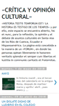 Mobile Screenshot of criticayopinioncultural.blogspot.com
