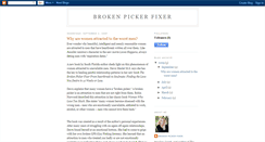 Desktop Screenshot of brokenpickerfixer.blogspot.com