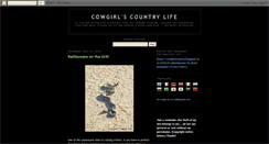 Desktop Screenshot of cowgirlscountry.blogspot.com