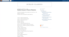 Desktop Screenshot of dublinclassics.blogspot.com