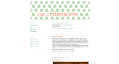 Desktop Screenshot of cucumber-some.blogspot.com