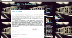 Desktop Screenshot of crimesandtechnology.blogspot.com