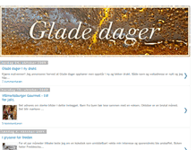 Tablet Screenshot of gladedager.blogspot.com