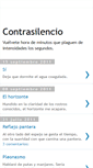 Mobile Screenshot of contrasilencio.blogspot.com