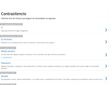 Tablet Screenshot of contrasilencio.blogspot.com