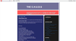 Desktop Screenshot of chuds.blogspot.com