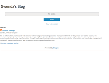 Tablet Screenshot of gwendasippings.blogspot.com
